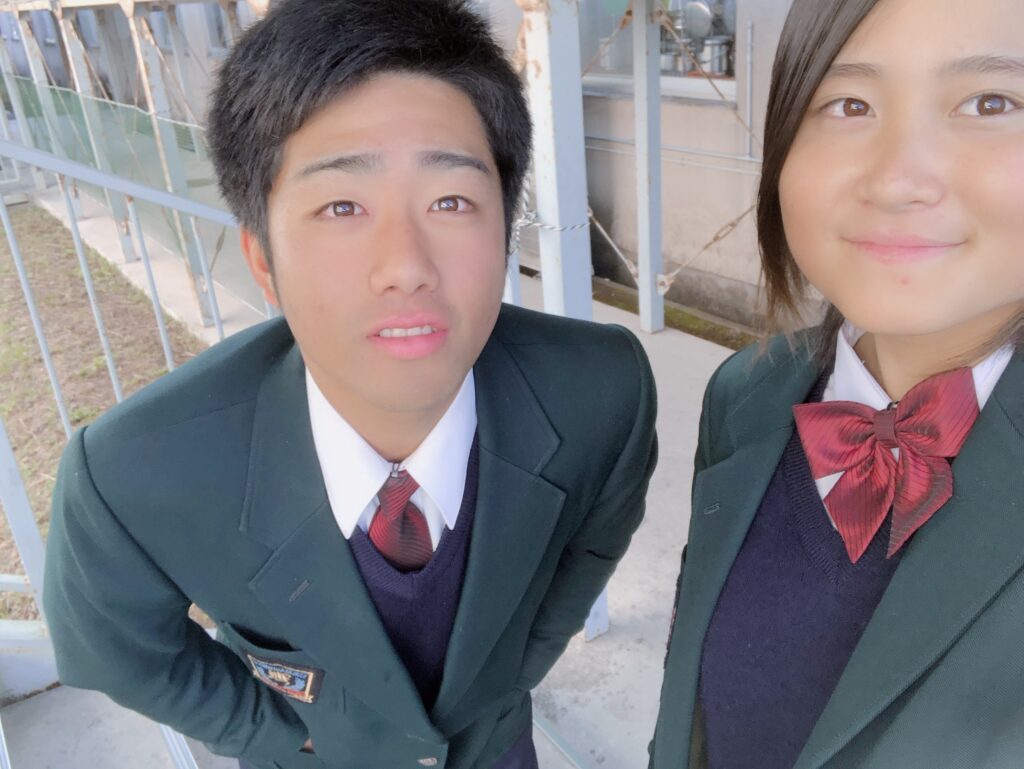 学生時代の2人②（＠rino04020さんより提供）