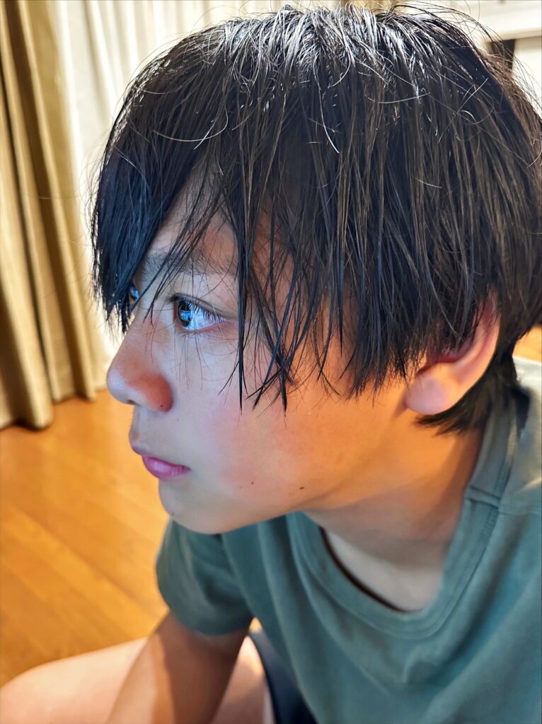 最近の息子さん（＠sayako0128さんより提供）