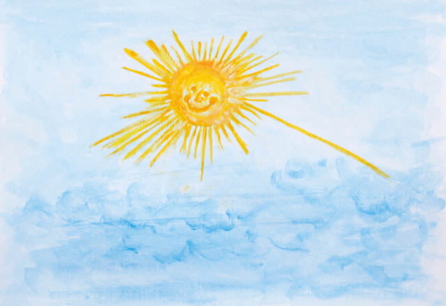 【実際の写真】娘さんの絵