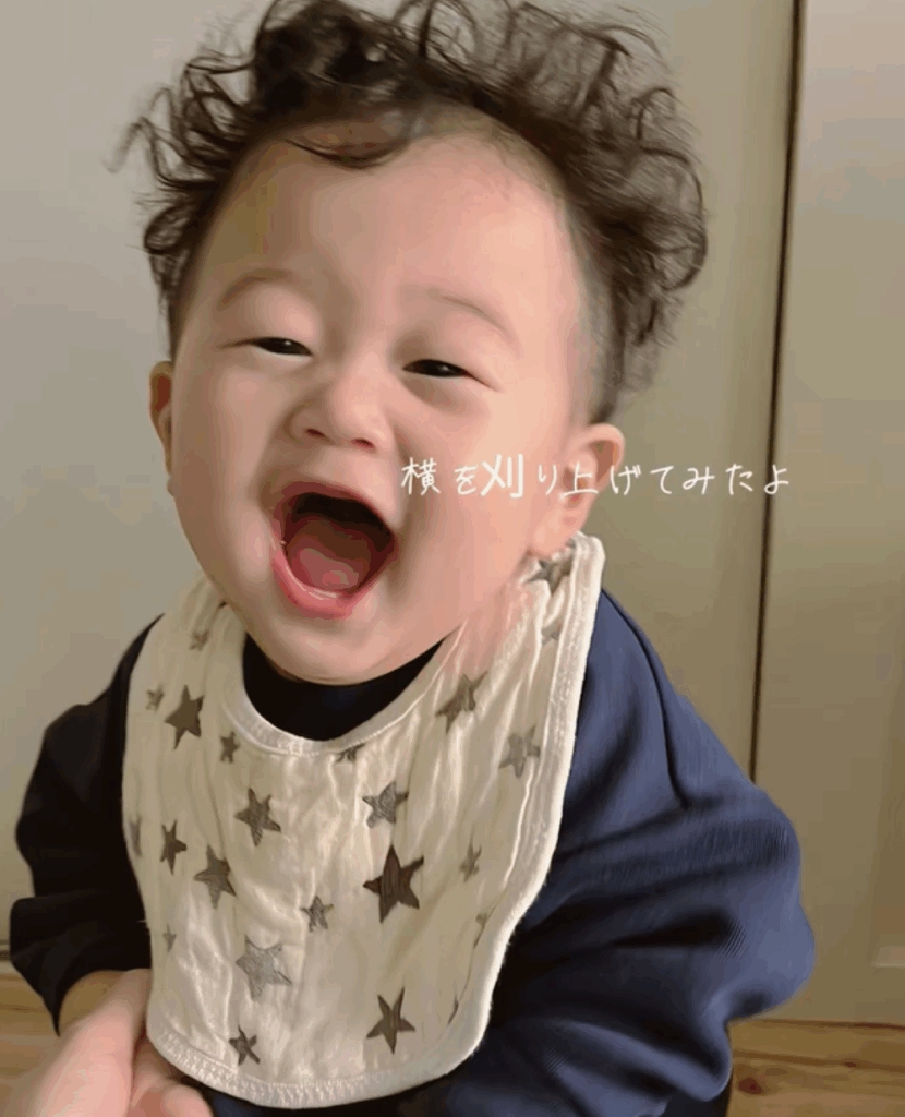 刈り上げてオシャレに（＠trtk.0201さんより提供）