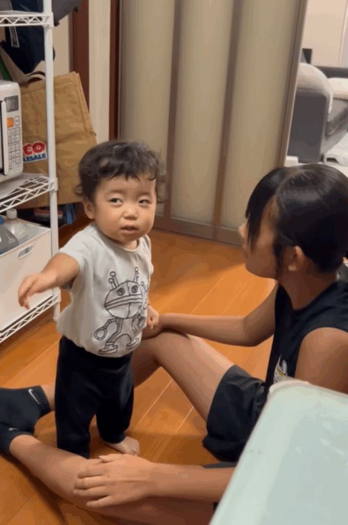 むっとする弟くん（＠reiya02161225さんより提供）