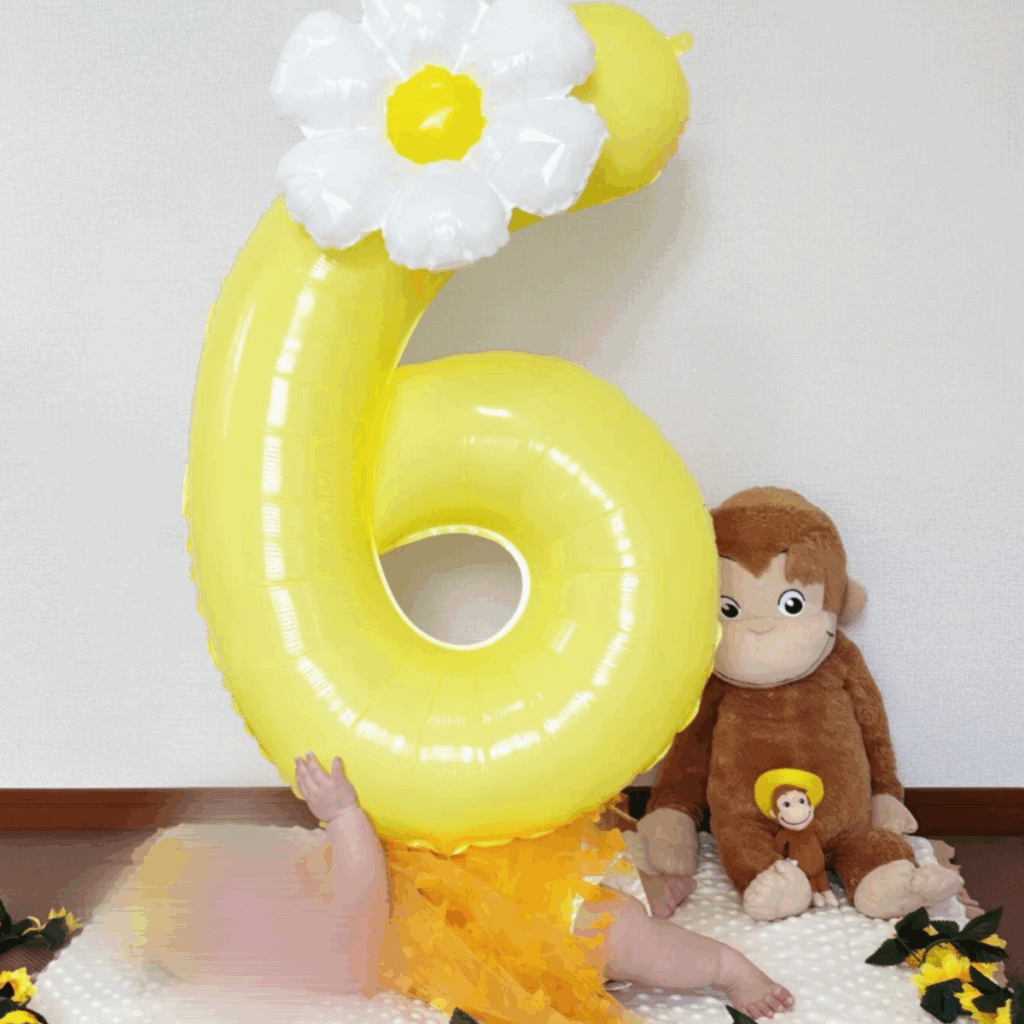 お家でハーフバースデーフォト②（@yh_1920123_さんより提供）