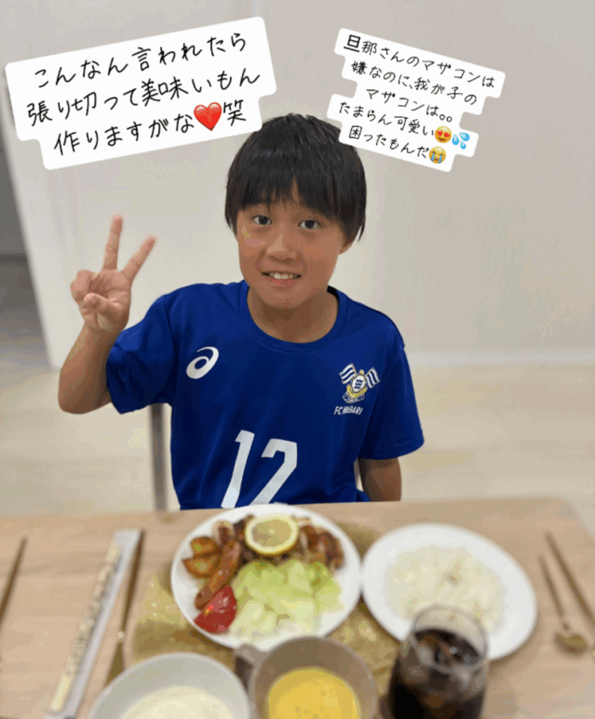 お母さん大好きな息子さん（@kaichannelさんより提供）