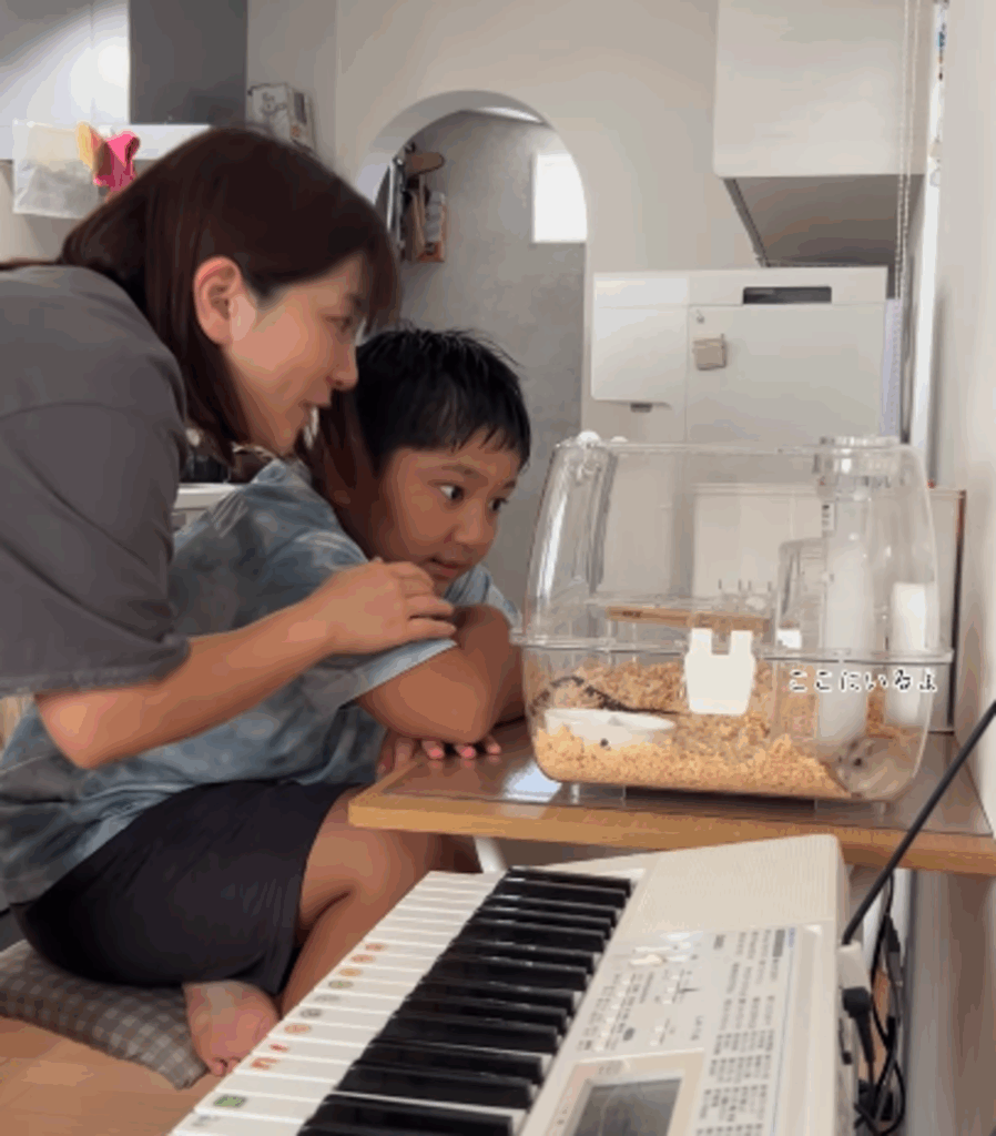 【実際の写真】息子の様子