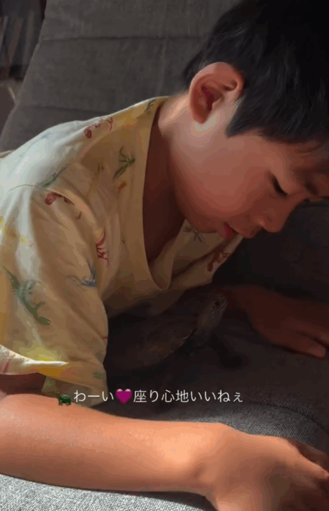 【実際の写真】お目覚めタイムの様子