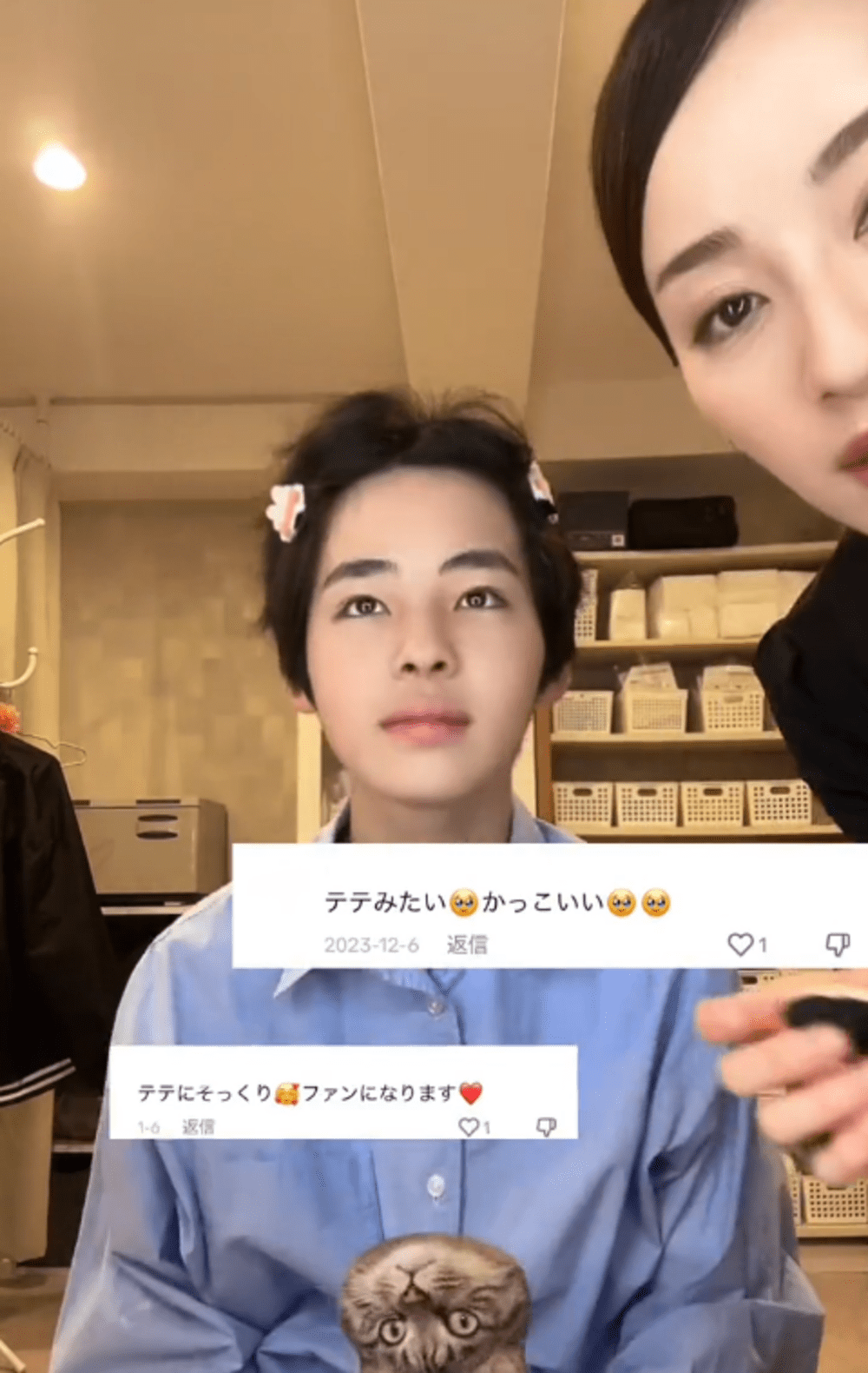 「アイドルに似ている」と言われた中3息子　母がイメチェンさせた結果…予想外の姿に「ママの腕凄い」「イケメン」「お母さんに似て美形」