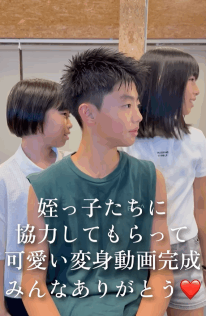 ツーブロックで刈り上げ（＠diece_kn.ryooさんより提供）