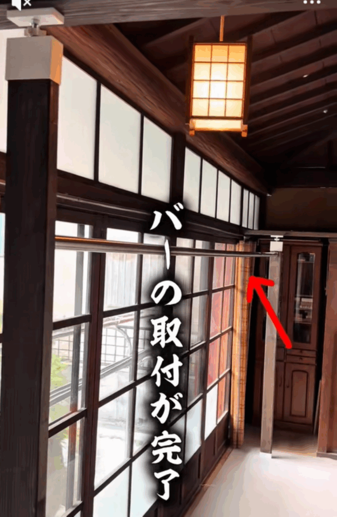 バーの取り付けが完了（＠shingo_diyさんより提供）