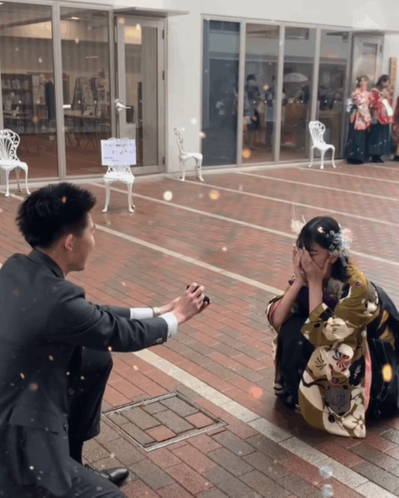 ドキドキのプロポーズ（＠2000_onikuさんより提供）