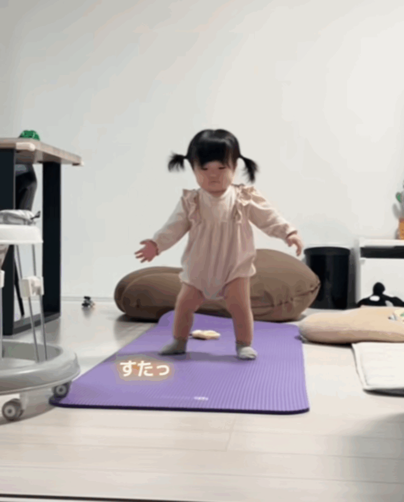 初めての一歩！（@saki_chan__さんより提供）