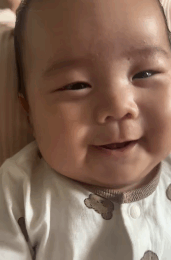 生後3ヶ月目の息子さん（＠yua.nagi_05010708さんより提供）