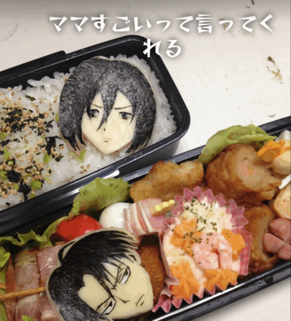 5年間作り続けたキャラ弁（＠sayaka1866さんより提供）