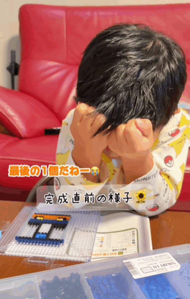 完成直前の様子（＠kyo.daysさんより提供）