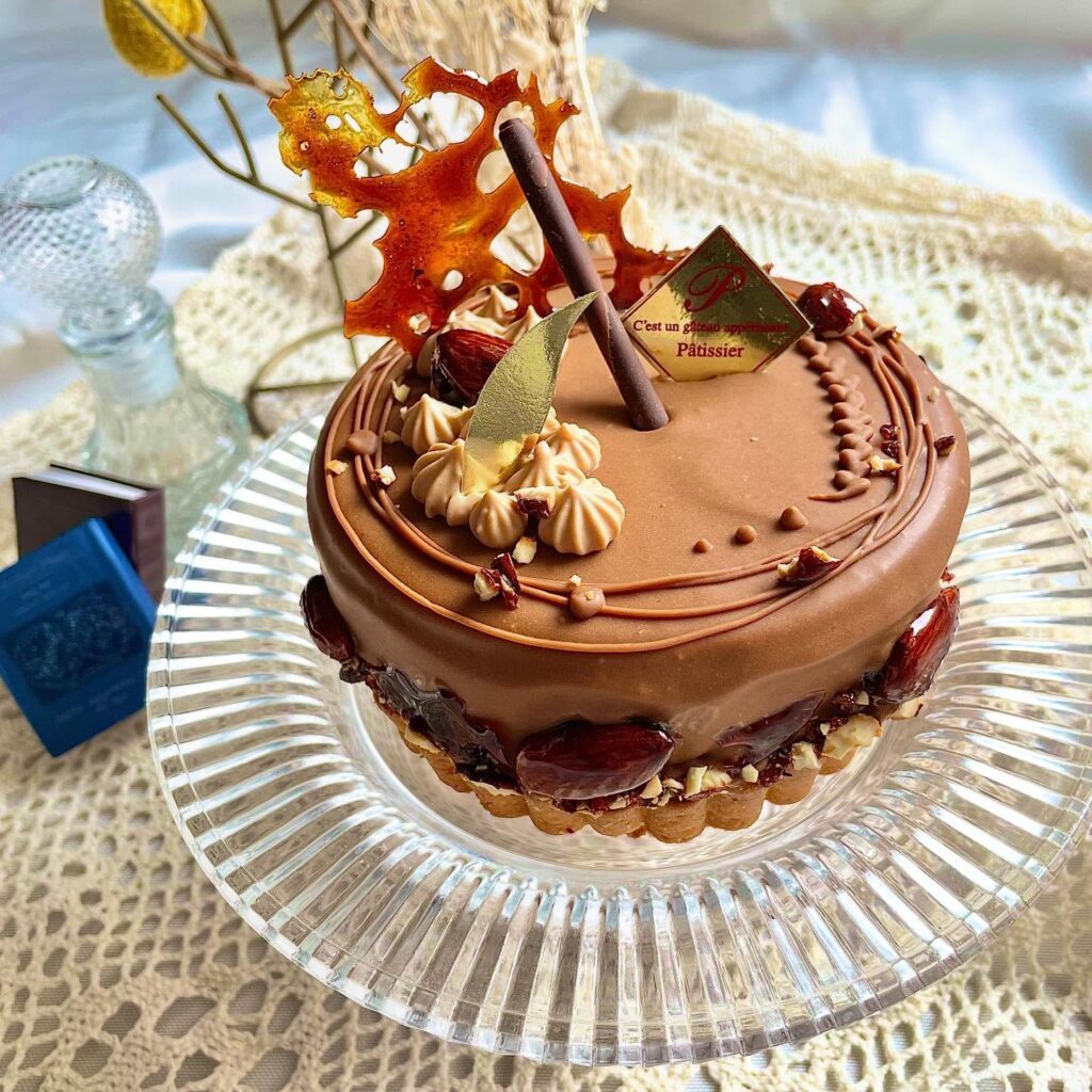 華やかで美しいタルトが完成！（@r.repo113さんより提供）