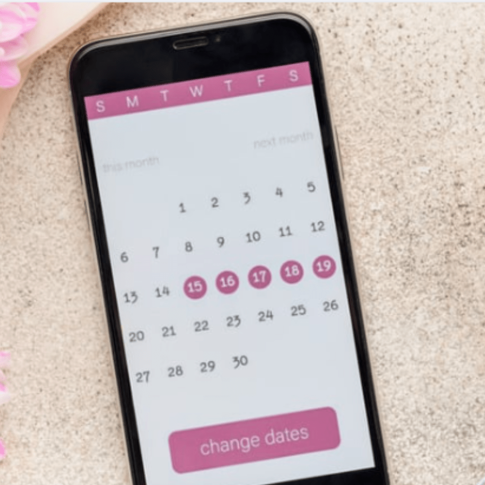 夫に生理と報告③