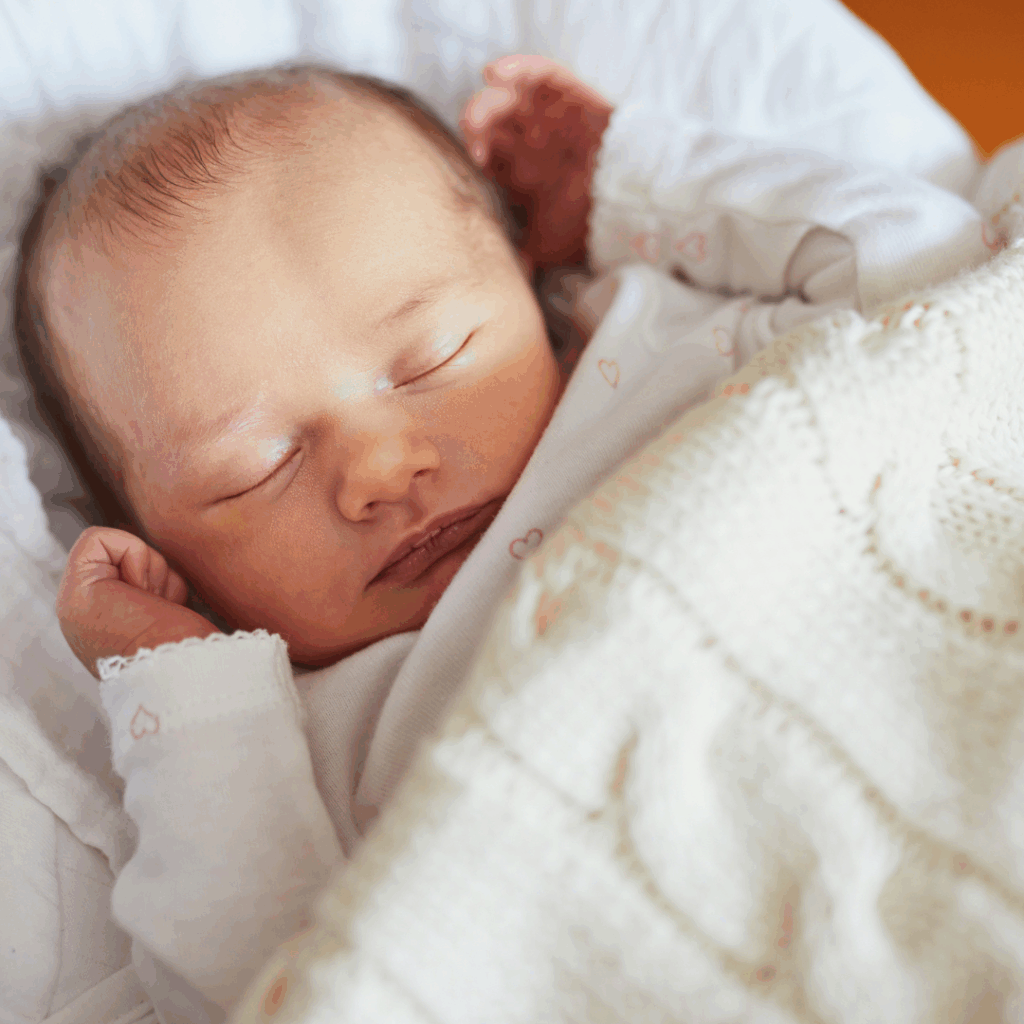 健やかに眠る赤ちゃん