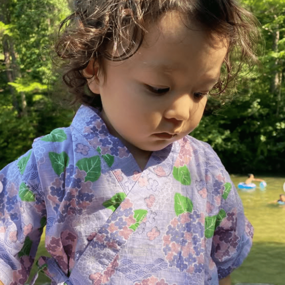 甚兵衛を着るましろちゃん（＠macchiroclubさんより提供）