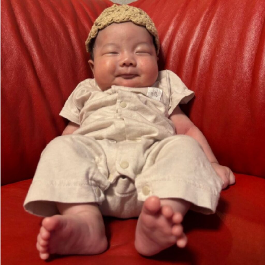 普段の息子さんの様子①（@jujubaby0309さんより提供）