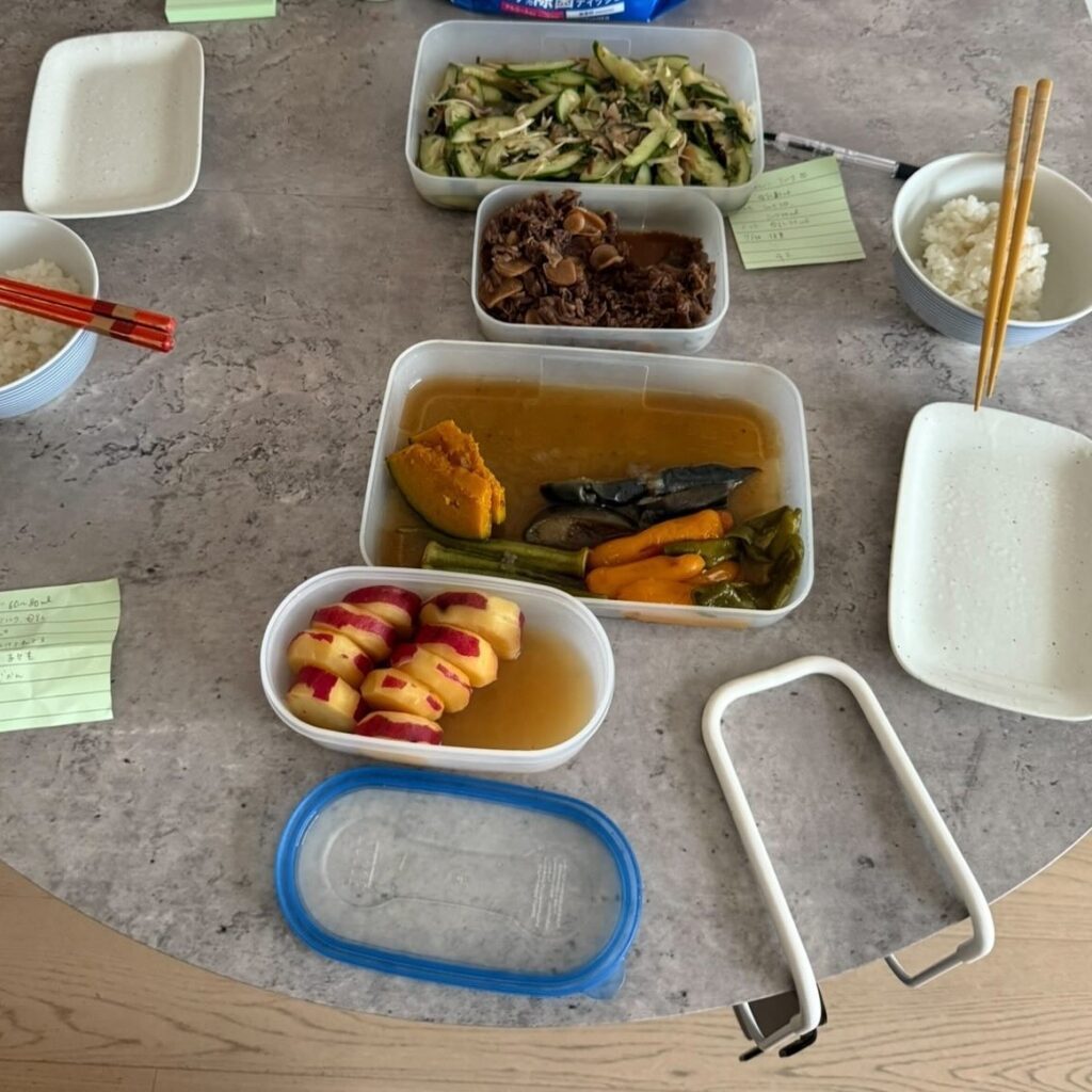 【実際の写真４枚】　義母が用意してくれたもの