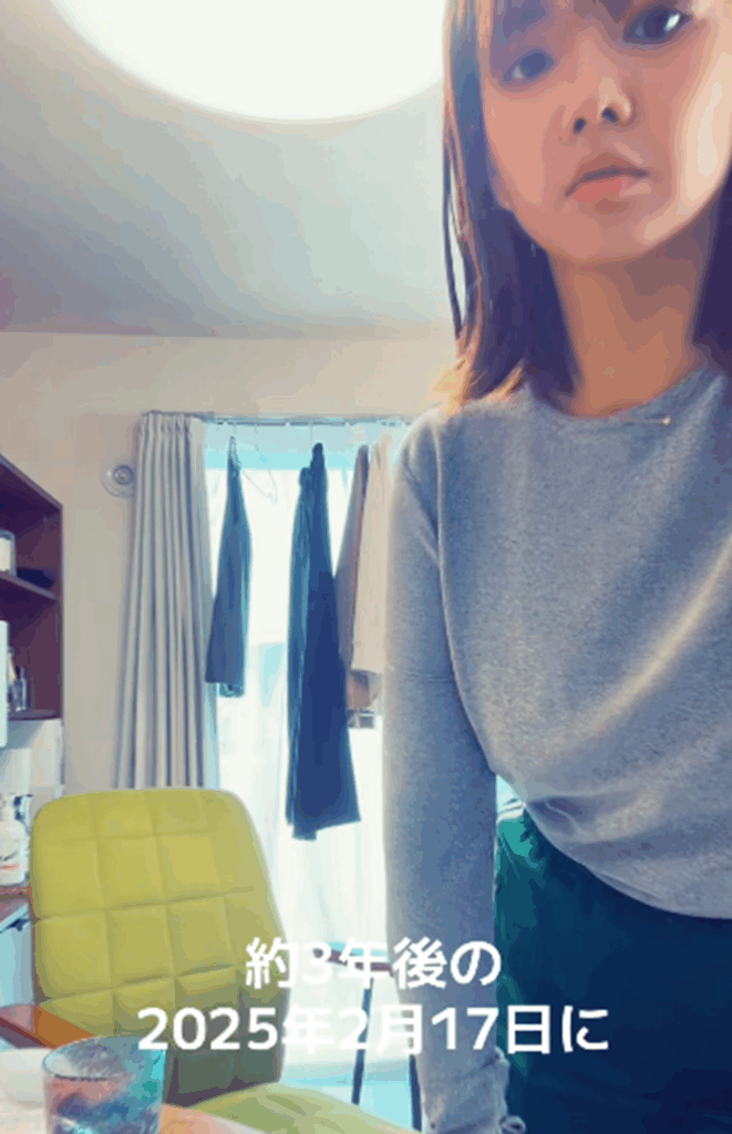 その3年後、2025年2月に二度目の脳梗塞に（@shiso88214さんより提供）