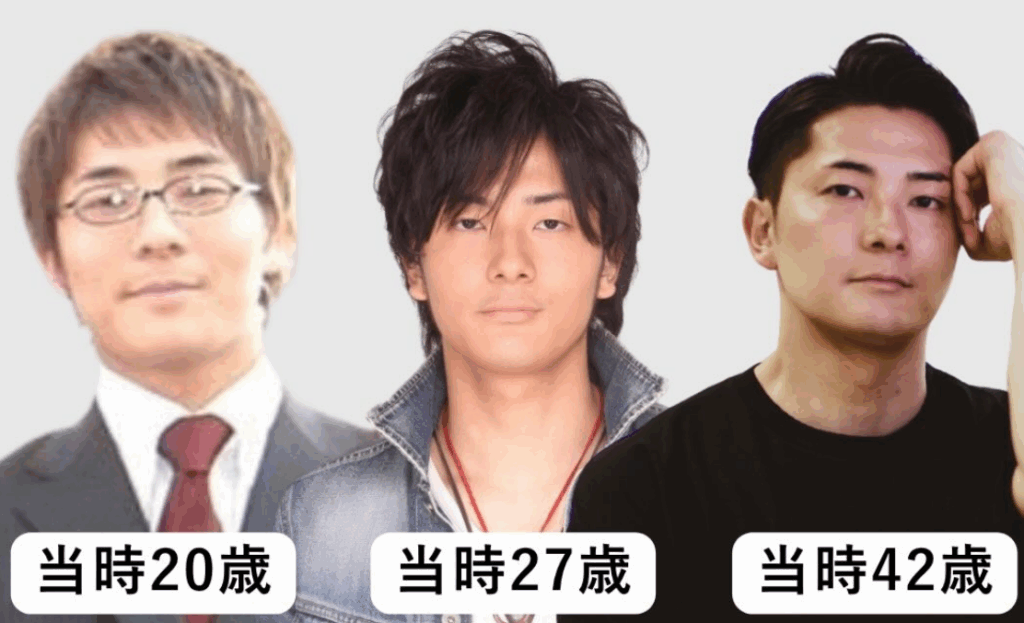 42歳までの変化（＠hayato_osawaさんより提供）