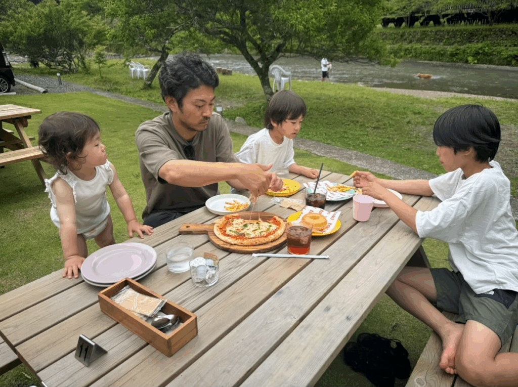 【実際の写真】パパさんが起こしに行った結果