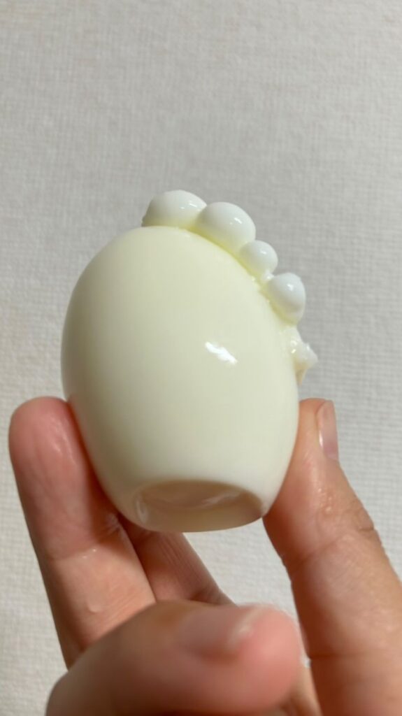 珍しい形のゆで卵④（＠ito.chan_sangodietさんより提供）