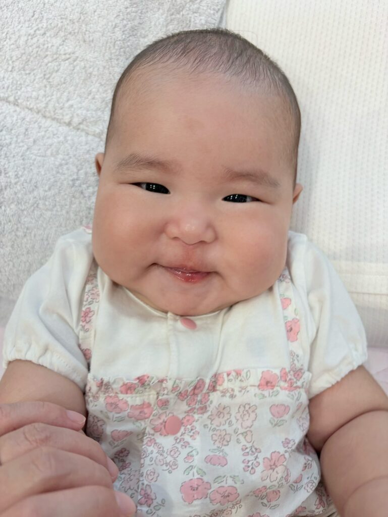 プクプクのほっぺが魅力的（＠matsuko_514さんより提供）