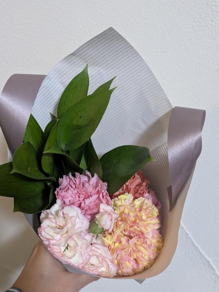 【実際の写真】娘さんからの手紙