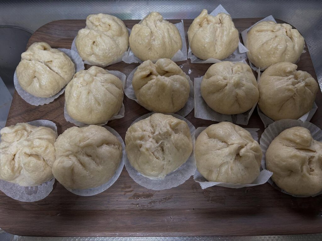 手作りの肉まん（＠hand.made.m.and.k0325さんより提供）