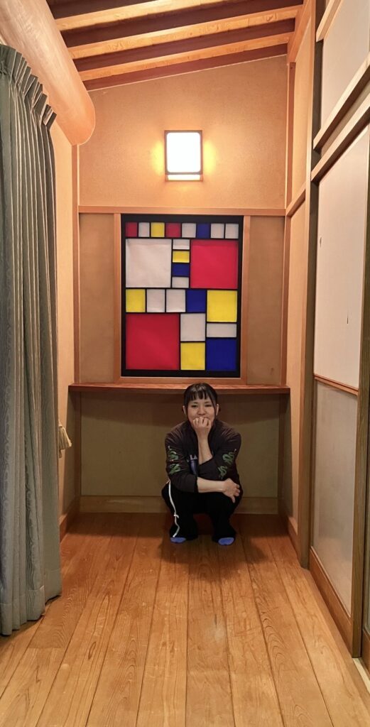 貼り直した障子②（＠narushiiiiiiさんより提供）