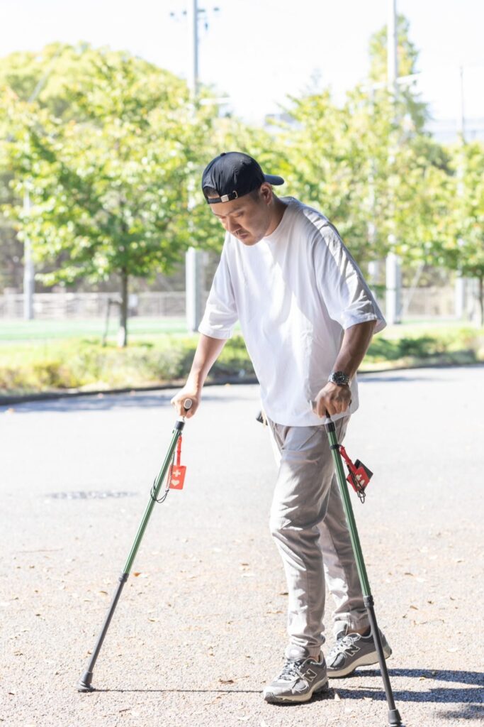 懸命にリハビリを…（＠___ty01___さんより提供）