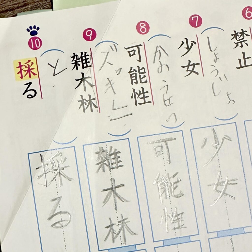 娘さんの解答（＠t.yasakagawaさんより提供）