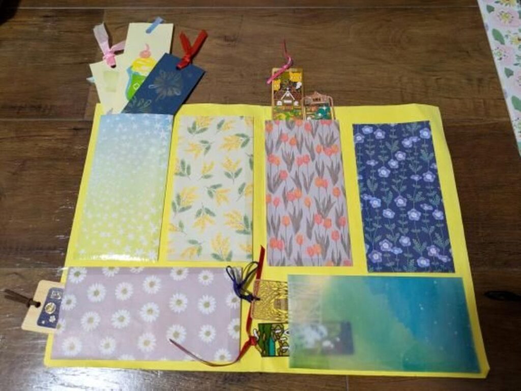 娘さん作・しおり入れ②（＠aoaoi0423さんより提供）