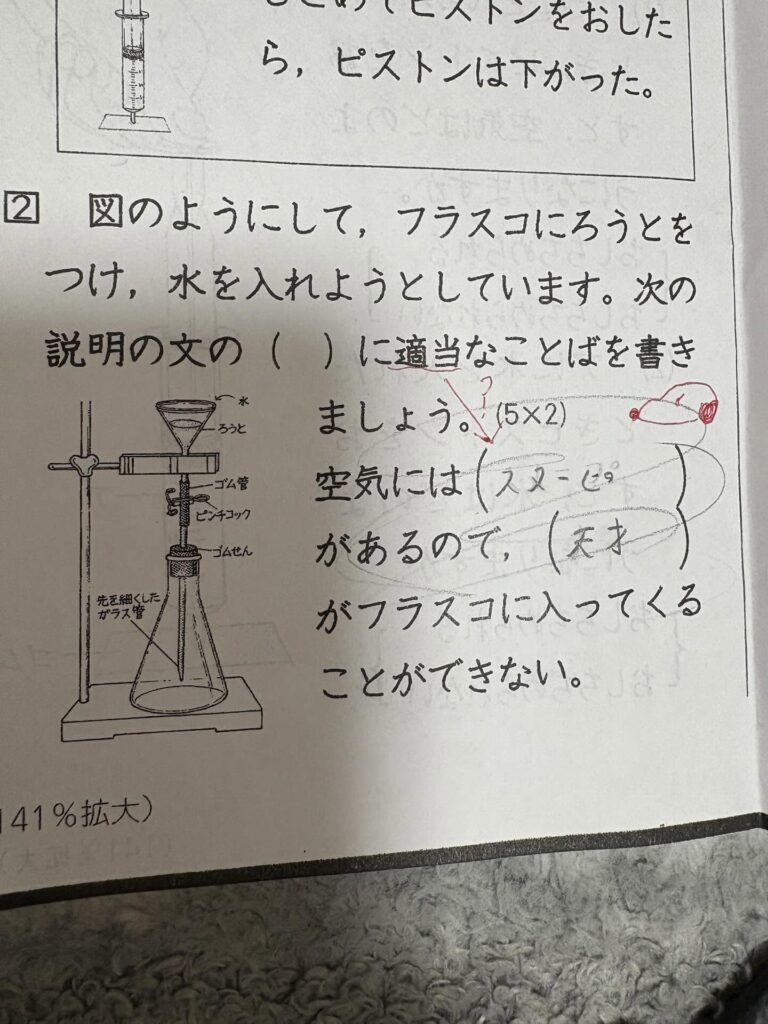 娘さんの解答（＠solt_shionさんより提供）