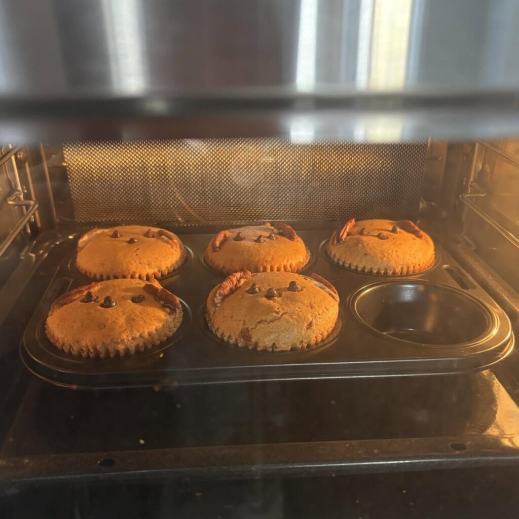 【実際の写真】完成した犬のマフィン