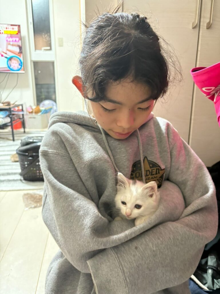 【実際の写真】娘さんの授業プリントの解答