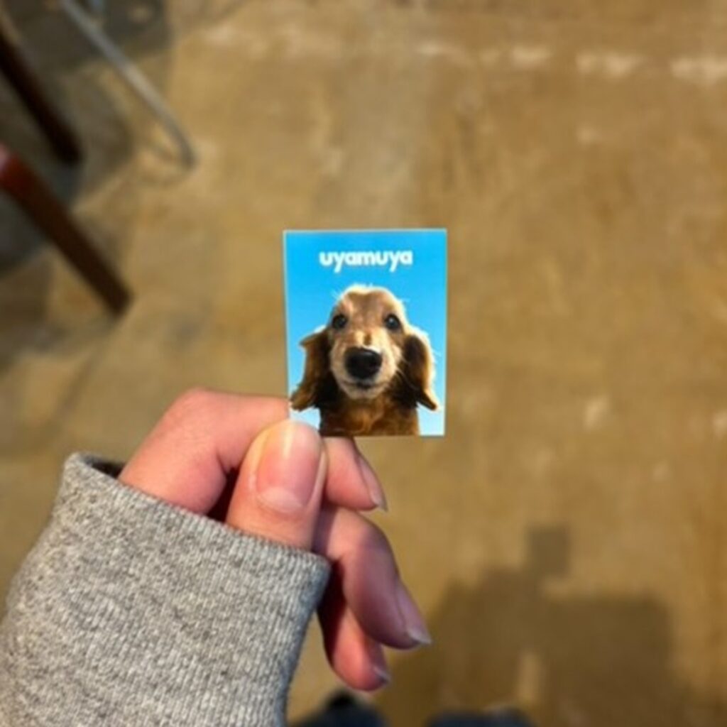 マフィンのモデルになった名誉看板犬（@uyamuya_nakaitabashiより提供）