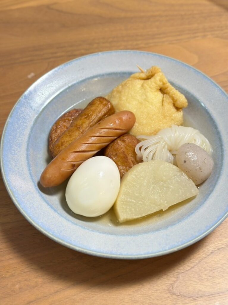 収穫した大根を使ったおでん（@le.souffle.du.bebeさんより提供）