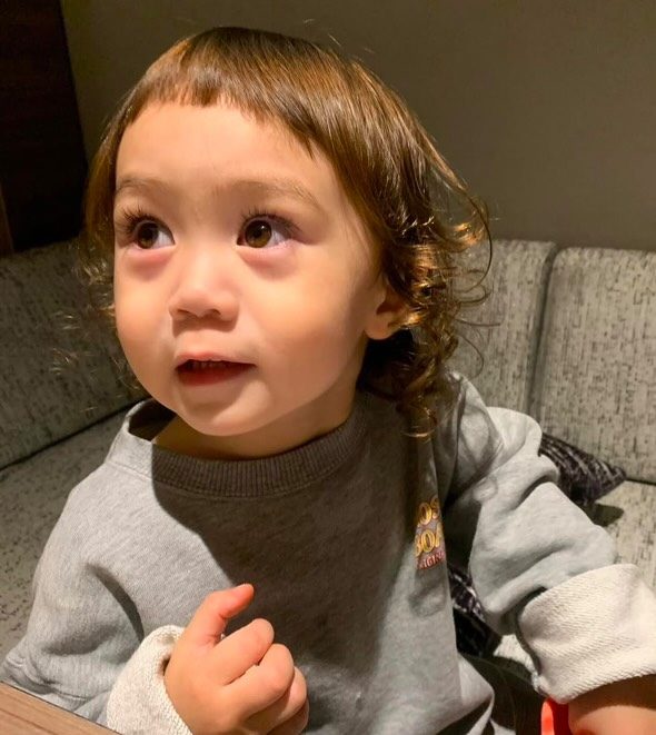 お子さんの様子②（＠k.lina_mundoさんより提供）