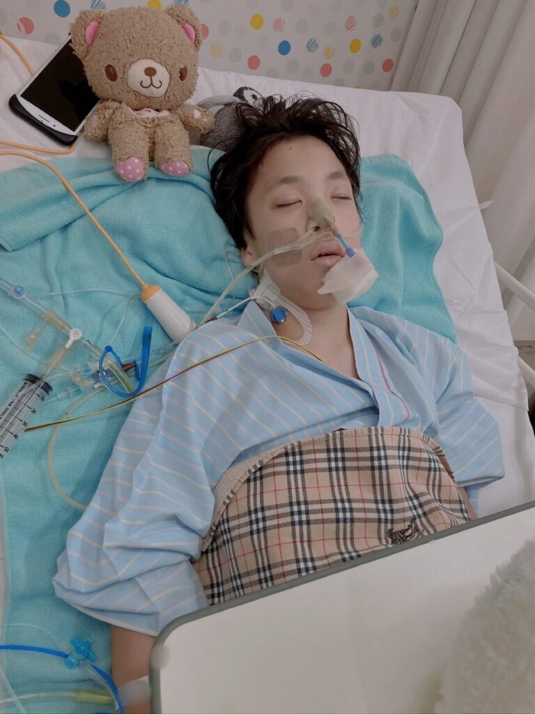 病院での様子②（＠twins_donuts_taiyakiさんより提供）