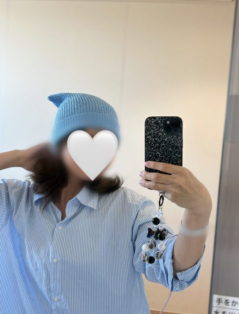 お父さんがたくさん買ってくれた帽子（@nikonikohappy._.0さんより提供）