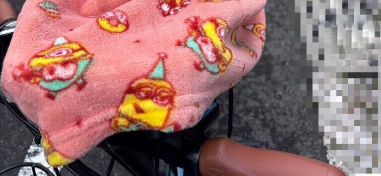 自転車に乗っていると…すれ違う人々の視線に違和感。しかし、“カゴの中身”を見てみると「吸い寄せられちゃう」「私もすれ違いたい」