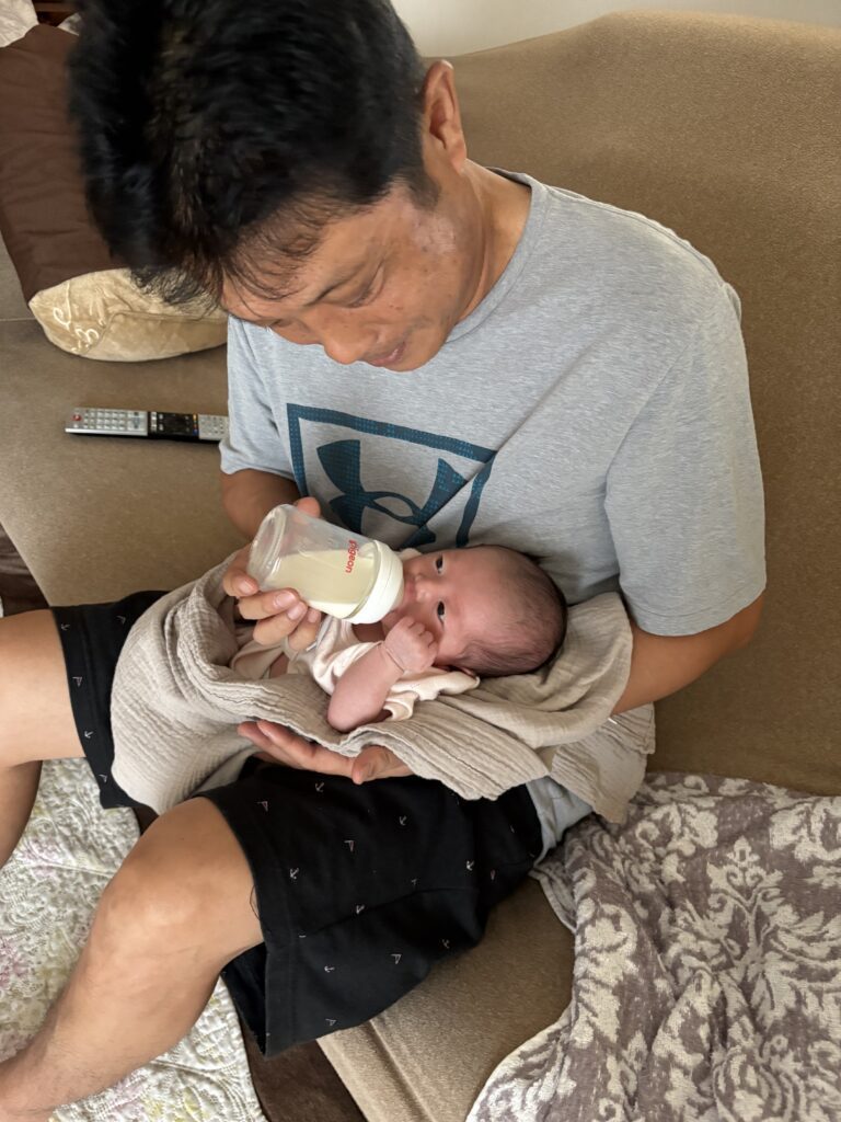 おじいちゃんとの様子③（＠otochan2590さんより提供）