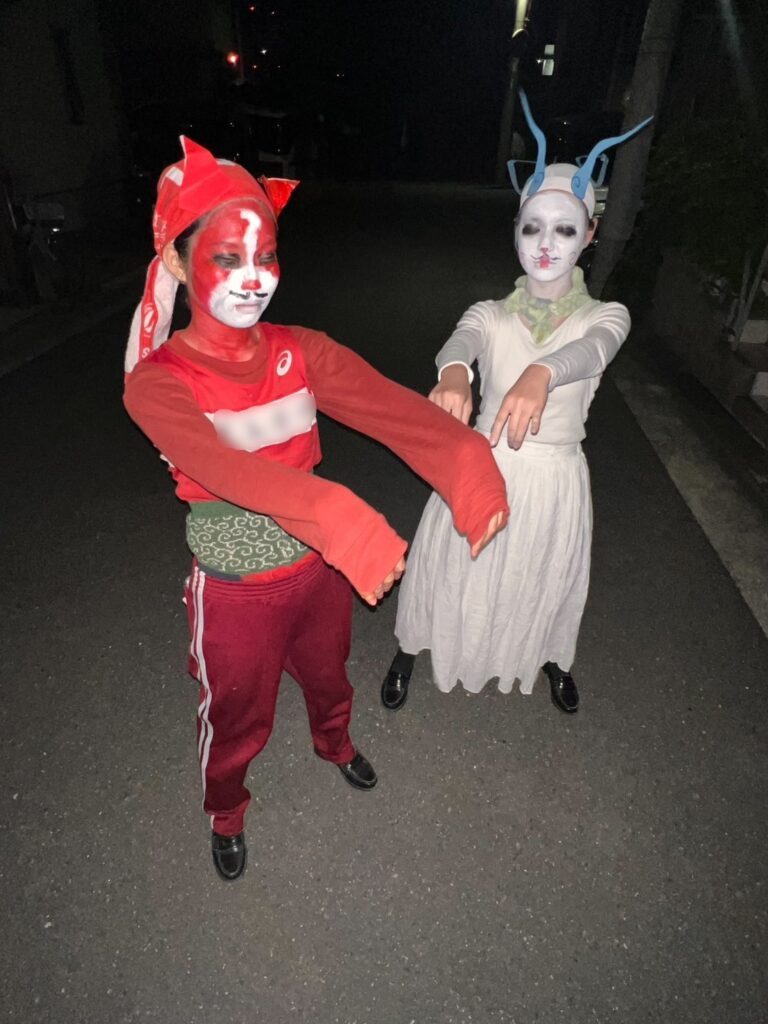 以前の仮装・妖怪のキャラクター（＠waveboneさんより提供）