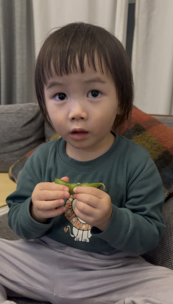 普段の息子さんの様子①（@rei__1117さんより提供）