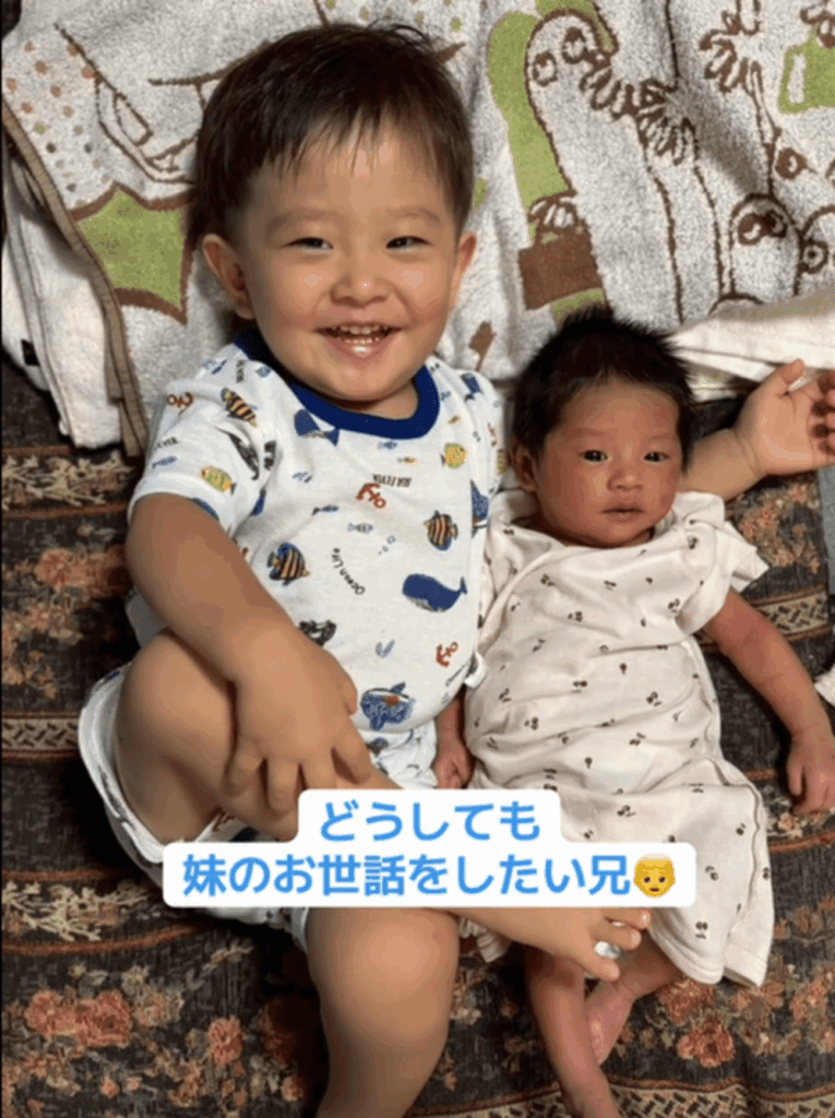 仲良くカメラ目線（@kouki_log0724の投稿より）