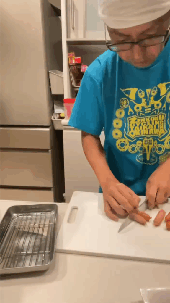 【実際の写真】パパさんが作ったお弁当（完成品）