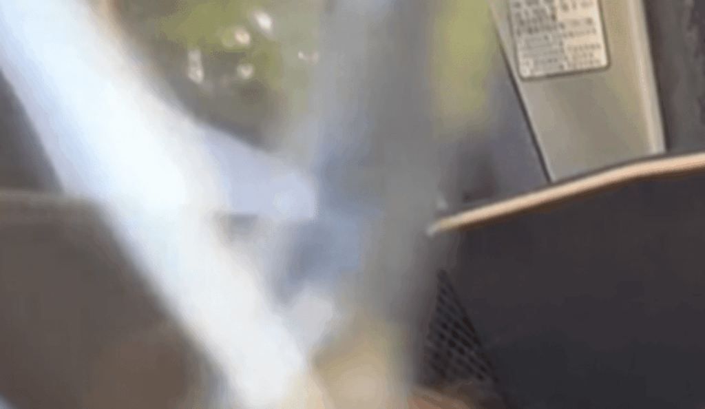 パンを食べていると…（@8617srnbさんより提供）