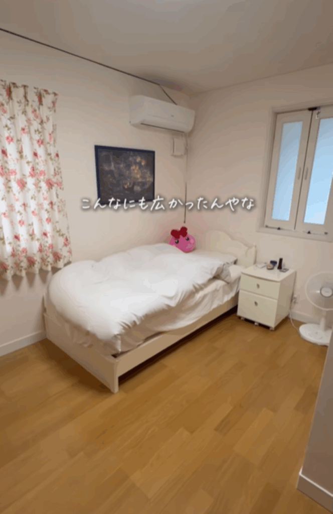 片付け後の部屋（＠yuppi_ouchiさんより提供）